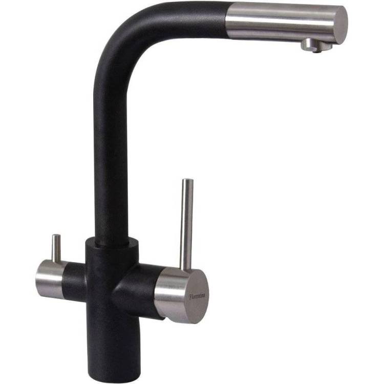 Смеситель для кухни Florentina Кристалл 333.32H.2123.302 FL антрацит
