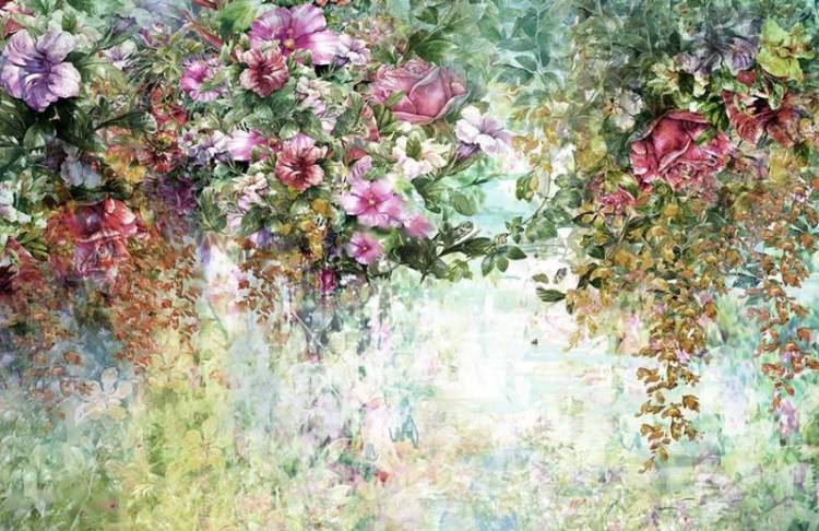 3D Фотообои Artegrafico «Утренний сад» BT-013 канвас