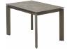 Стол Woodville Corner 593876 matt latte stone solid ceramic, taupe 120(170)x80x76