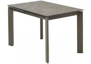 Стол Woodville Corner 593876 matt latte stone solid ceramic, taupe 120(170)x80x76