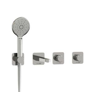 Душевой комплект Wasserkraft Mosel A4651.293.295.271.087.127 хром, встраиваемый, с изливом, с лейкой