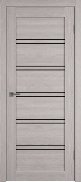 Межкомнатная дверь Владимирская Фабрика Дверей Atum Pro 28 Stone Oak стекло Black Gloss 700x2000