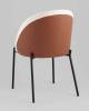 Стул Stool Group Adelinde DC1153-2 AT3228-22 + brown PU бежевый с коричневой экокожей фото 5