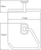 Полотенцедержатель Wasserkraft Oder K-3061 треугольник фото 3