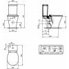 Унитаз-компакт Ideal Standard Connect Air Euro White (Евробелый) фото 4