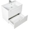 Тумба с раковиной Belbagno Vittoria VITTORIA-900-2C-SO-BL-P 90x45x57 Bianco Lucido подвесная с двумя выкатными ящиками фото 5