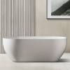 Ванна из искусственного камня Abber Stein AS9613-1.7 170x75 белая матовая