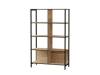 Стеллаж Моби Трувор 13.151.02 Дуб Гранж Песочный/Интра (ПР)