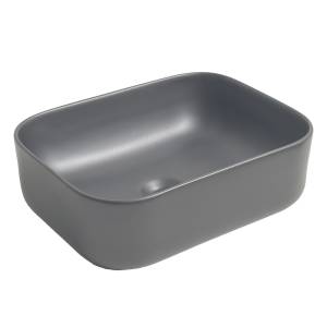 Раковина Gid Geometrico 53414 серый матовый, 30 см