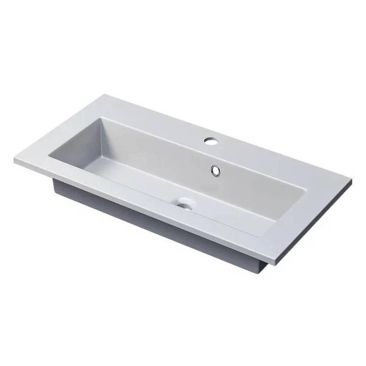 Раковина Uperwood Aurora RAurora70wg белая глянцевая, 70x36