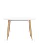 Стол обеденный Stool Group Берген DT-95-120 DUAL белый 120(180)x80x75 фото 2