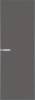 Межкомнатная дверь Profil Doors 1 AGN цвет профиля Серебро, алюминиевая панель никель серый 800x2000