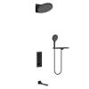 Душевой комплект Vincea Inspire VSFW-433TI3RMB черный матовый, встраиваемый, с термостатом