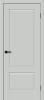 Межкомнатная дверь Bravo Прима-12 полотно Grey Silk 600x2000