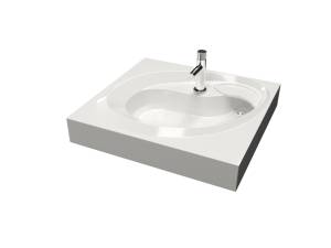 Мебельная раковина Madera Ameli 4627173210058 под стиральную машину 60х55 с кронштейнами