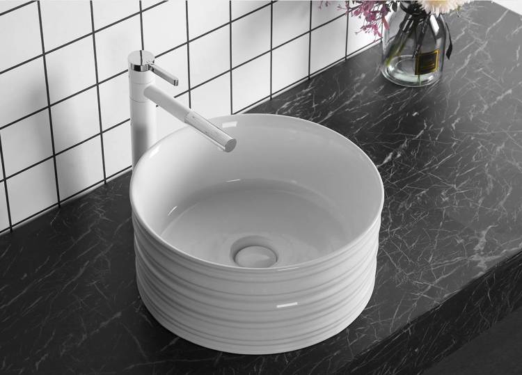 Раковина Cerutti Spa CR0051A белая, 40.5x40.5