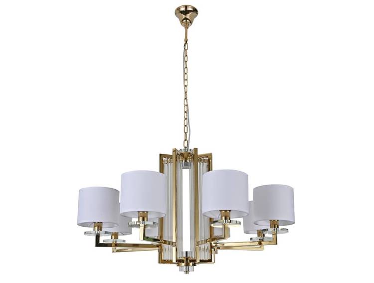 Подвесная люстра Newport 35408+1/C gold без абажуров