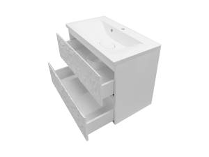 Тумба с раковиной Эстет Vegas Iceberg ФР-00018150 белая, 100x45