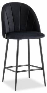 Стул барный Stool Group Логан New AV 413-H75-08(PP) велюр черный