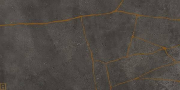 Керамогранит Fioranese Kintsugi Hibi Darkness naturale 60.4x120.8