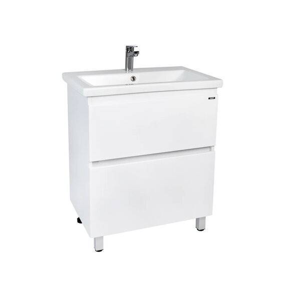 Тумба под раковину Viant Мальта VMAL80COBEL-T2Y 425x760x820 2 ящика белая