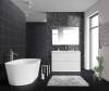Тумба под раковину Belbagno Albano ALBANO-1200-2C-PIA-BL 120x45x81 Bianco Lucido напольная с двумя выкатными ящиками фото 14