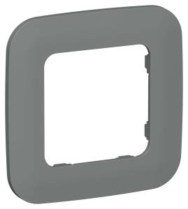 Рамка 1-постовая IEK Flite FI-M12-31-20-K80 мокрый асфальт