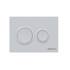 Кнопка смыва Berges Novum O1 040061 белая