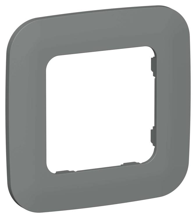 Рамка 1-постовая IEK Flite FI-M12-31-20-K80 мокрый асфальт