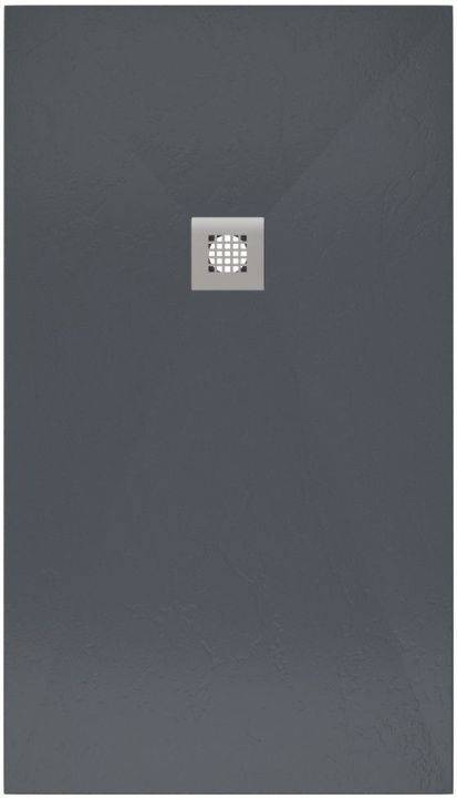 Поддон для душа Allen Brau Priority с накладкой на сифон, синий матовый, 1400х800