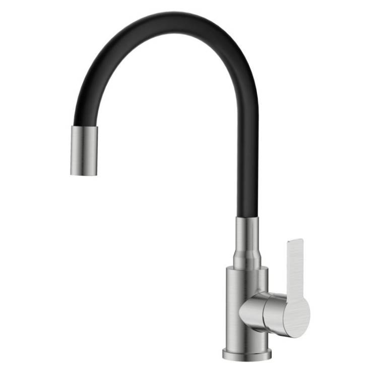 Смеситель для кухни Agger Easy A3100522 с гибким изливом, сатин