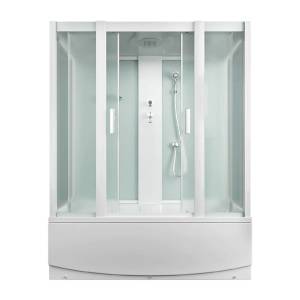 Душевой бокс Mirwell MR3517TP-C3-RUS профиль белый, стекло матовое, 168x80x215