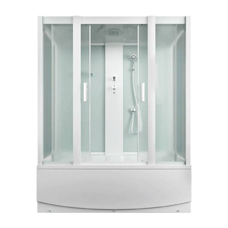 Душевой бокс Mirwell MR3517TP-C3-RUS профиль белый, стекло матовое, 168x80x215