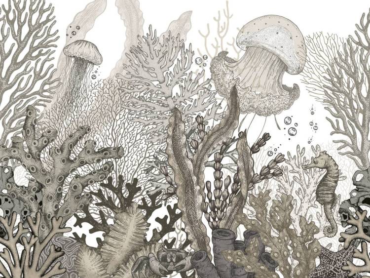 Фреска Ortograf Fancy 35086 Морские дали Филиграна FM-F