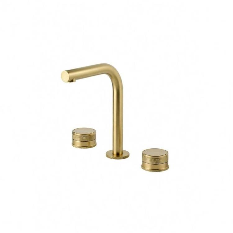 Смеситель для раковины Boheme Prestige 152-MG-PR золотой матовый