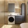 Шкаф Style Line Марелла мини 60 СС-00002423 Люкс антискрейтч, серый матовый, PLUS фото 3
