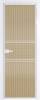 Межкомнатная дверь Profil Doors 2 AX цвет профиля Вайт, стекло безопасное 6 мм мору золото 700x2000