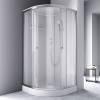 Душевая кабина Am.Pm X-Joy W94C-401-100MT 100x100, 1/4 круга, профиль матовый хром, стекло прозрачное фото 3