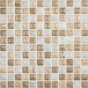 Мозаика Vidrepur Stones Mix Edna Stones Travertino (на сетке) 31.7x31.7