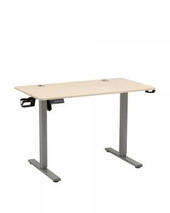 Стол компьютерный с регулировкой высоты Stool Group Mction SMD MC-SNELCE3F grey l.wood Светлое дерево