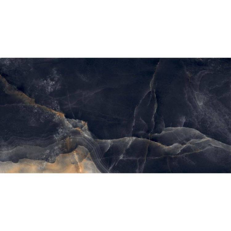 Керамогранит Laparet Interstellar Black Черный 80x160