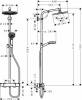 Душевая стойка Hansgrohe Crometta S 240 1jet Showerpipe 27267000 фото 7