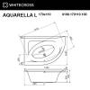 Акриловая ванна WHITECROSS Aquarella 0108.170110.100 левая, без каркаса, 170x110 фото 3