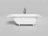Ванна из искусственного камня Salini Ornella S-Sense 170x80, матовая фото 4