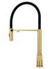 Смеситель для кухни Wonzon & Woghand WW-88458009-BG с гибким изливом и подключением фильтра, брашированное золото фото 3