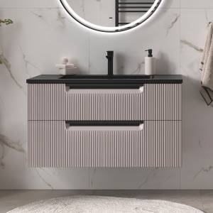 Тумба с раковиной Equil Астер (Aster) амаретти, 100 см
