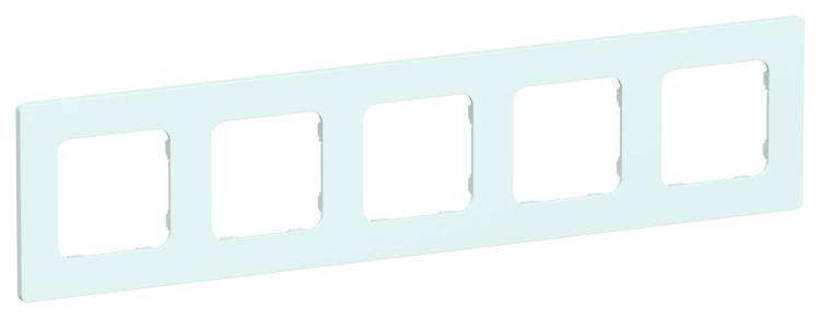 Рамка 5-постовая IEK Flite FI-M52-32-20-K94 холодный лед