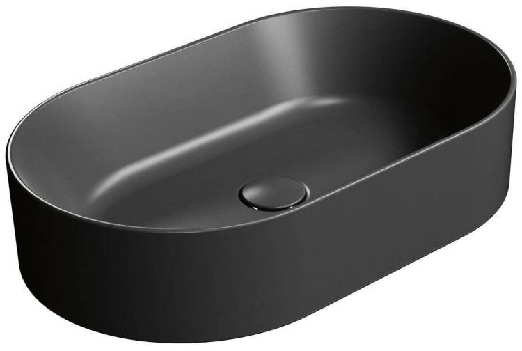 Раковина GSI Kube X 945826 черный матовый, 60x37