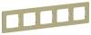 Рамка 5-постовая IEK Flite FI-M52-32-20-K26 оливковый
