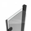 Шторка на ванну Maretti Valentina VA41R8014097-560 профиль черный, стекло прозрачное, 80x140 см фото 6